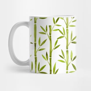 Green Bamboo Pattern Mug